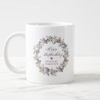 Cadeau personnalisé 21e anniversaire Purple Lilac