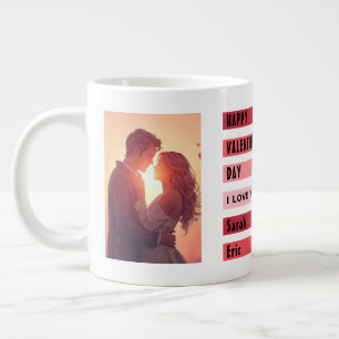 Grande Tasse Cadeau personnalisé de la Saint-Valentin