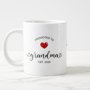 Grande Tasse Cadeau pour grand-mère promue grand-mère