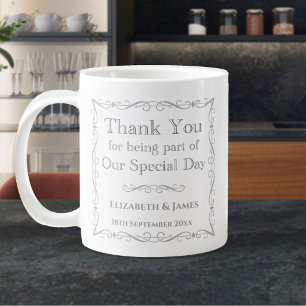 Grande Tasse Cadeau pour les invités de mariage