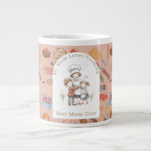 Grande Tasse Cadeau pour maman, Ma maman aime cuisiner, Meilleu