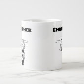 Grande Tasse Cadeau pour un échafaudage avec nom ajouté Géant C (Devant)