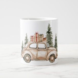 Grande Tasse Cadeaux d'hiver de voiture VW vintage