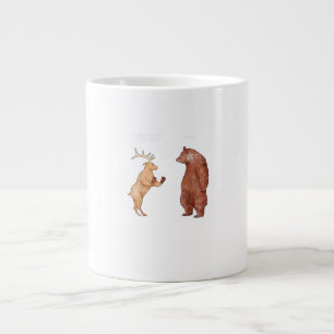 Grande Tasse Cadeaux drôles de dictons ours mains oh cerf