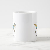 Grande Tasse Cadeaux Freemason uniques | Compass maçonnique or (Devant)