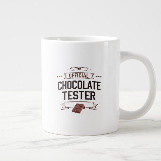 Grande Tasse "Cadeaux officiels de Tester de Chocolat (Droite)