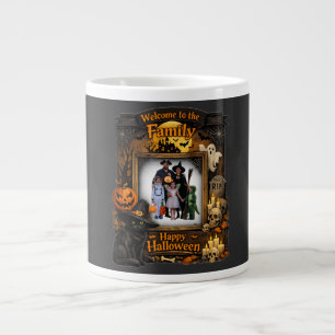 Grande Tasse Cadre de photo de famille personnalisé pour Hallow
