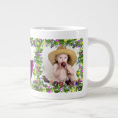 Grande Tasse Cadres papillon et fleurs pour trois (Droite)