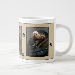 Grande Tasse Cadres photo personnalisés avec empreintes de patt