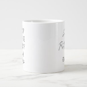 Grande Tasse Café à la retraite personnalisé, Joyeux retraite