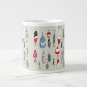 Grande Tasse Café à motifs de poisson (Devant)