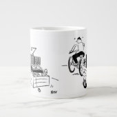 Grande Tasse Café Cartoon DJ Mobile (Devant)
