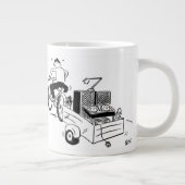 Grande Tasse Café Cartoon DJ Mobile (Droite)