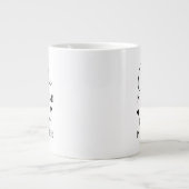 Grande Tasse Café Dans Une Main Ambition Dans L'Autre Drôle (Devant)