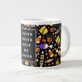 Grande Tasse Café drôle d'Halloween (Devant droit)