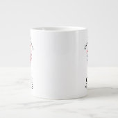 Grande Tasse Café et chaos Drôle Dit (Devant)