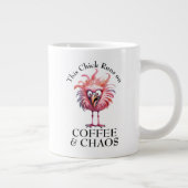 Grande Tasse Café et chaos Drôle Dit (Droite)