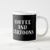 Grande Tasse Café et dessins animés (Droite)