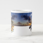 Grande Tasse Café et écureuils - Amusant Écureuil géant (Devant)