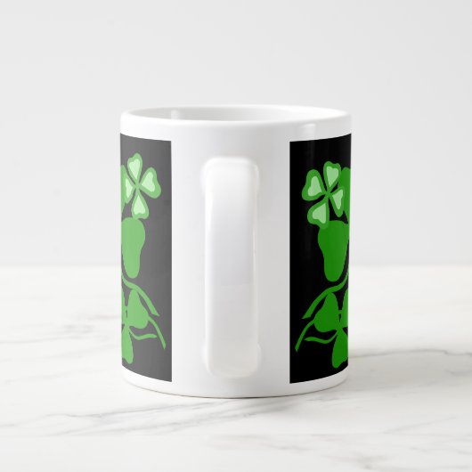 Grande Tasse Café irlandais/tasse parfaite 18 Irlande shamrock/ (Dos)