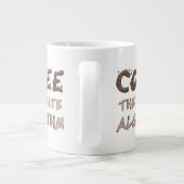 Grande Tasse Café L'algorithme ultime Drôle de programmeur (Dos)