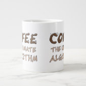 Grande Tasse Café L'algorithme ultime Drôle de programmeur (Devant)