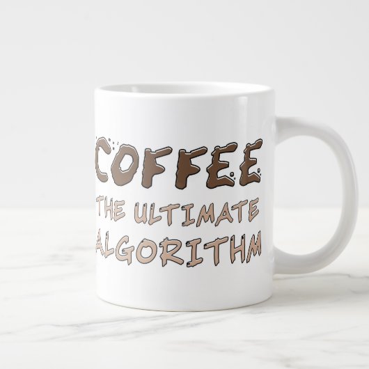 Grande Tasse Café L'algorithme ultime Drôle de programmeur (Droite)