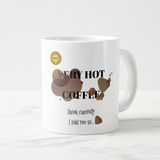 Grande Tasse Café Très Chaud (Devant droit)