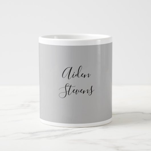 Grande Tasse Calcul minimaliste simple et élégant (Devant)