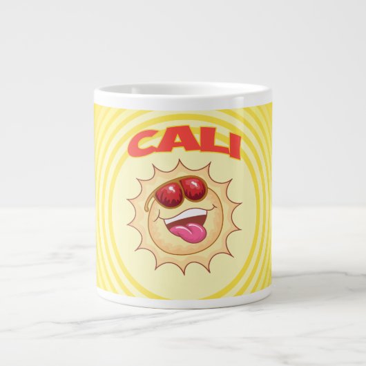 Grande Tasse Cali Sun souriant (Devant)
