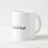 Grande Tasse Calligraphie Élégant Simple Nom Plain (Devant droit)