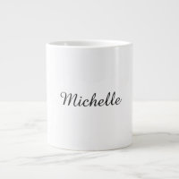 Calligraphie Nom Creative Trendy White