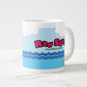 Grande Tasse Calmar brut coloré illustré (Devant droit)