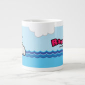 Grande Tasse Calmar brut coloré illustré (Devant)