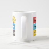 Grande Tasse Camarades de Rue Sésame | Blocs de couleur (Dos)