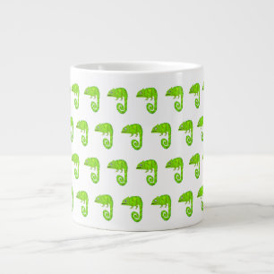 Grande Tasse Caméléon vert mignon