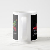 Grande Tasse Camion de ramassage de Buffalo Rouge avec char de  (Dos)