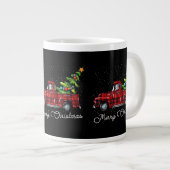 Grande Tasse Camion de ramassage de Buffalo Rouge avec char de  (Devant droit)