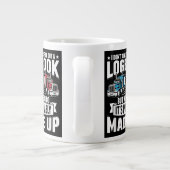 Grande Tasse Camionneur Funny Camionnage Humour Tracteur Traile (Dos)