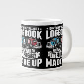 Grande Tasse Camionneur Funny Camionnage Humour Tracteur Traile (Devant droit)