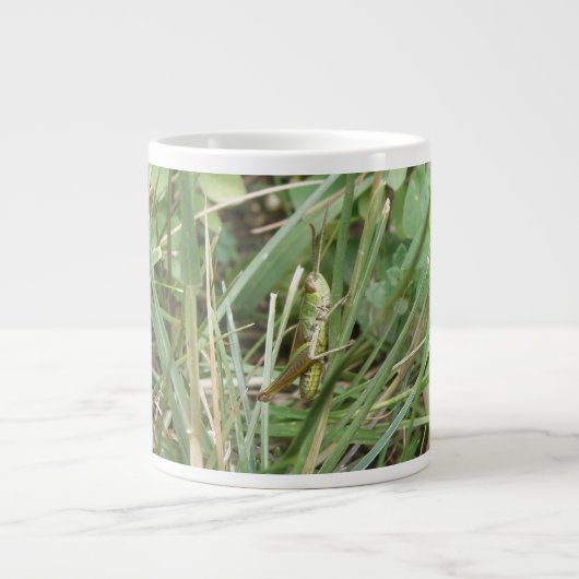 Grande Tasse Camouflage de sauterelles (Devant)