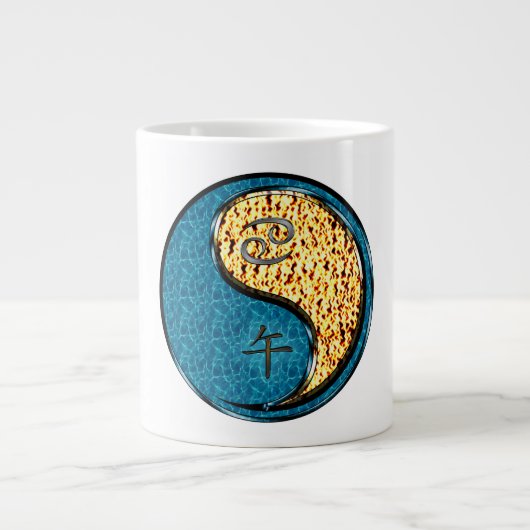 Grande Tasse Cancer & Cheval de Feu (Devant)