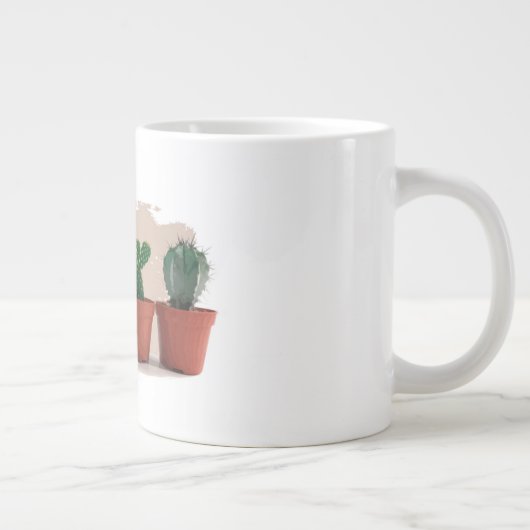 Grande Tasse caneca De café de cacto (Droite)