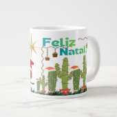 Grande Tasse Caneca Natalina Clássica (Devant droit)
