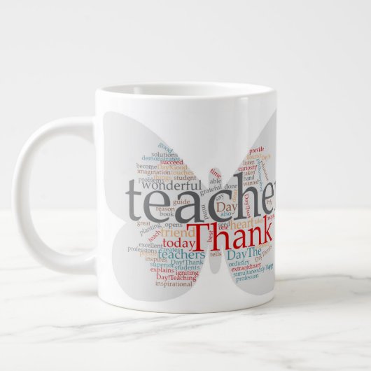 Grande Tasse Canette pour enseignante (Gauche)