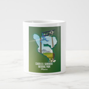 Grande Tasse Canon del Sumidero, carte du Mexique