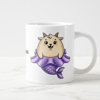 Grande Tasse Capricorne Mignon Dessin Animé – Zodiaque Fantaisi