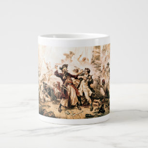 Grande Tasse Capture, Barbe noire pirate, Revenge de la reine A