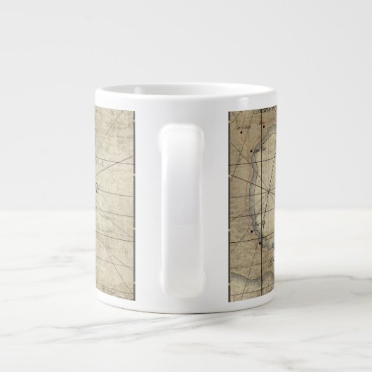 Grande Tasse Caraïbes - ancienne carte (Dos)