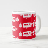 Grande Tasse Caravan Joyeux Camping de Noël (Devant droit)
